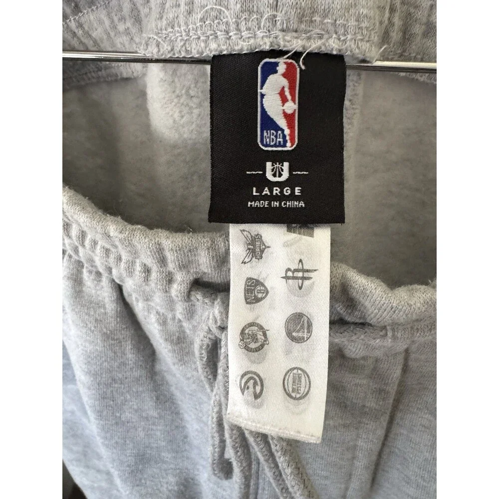 LA Lakers Jogger Sweatpants NBA Licensed Gray Large